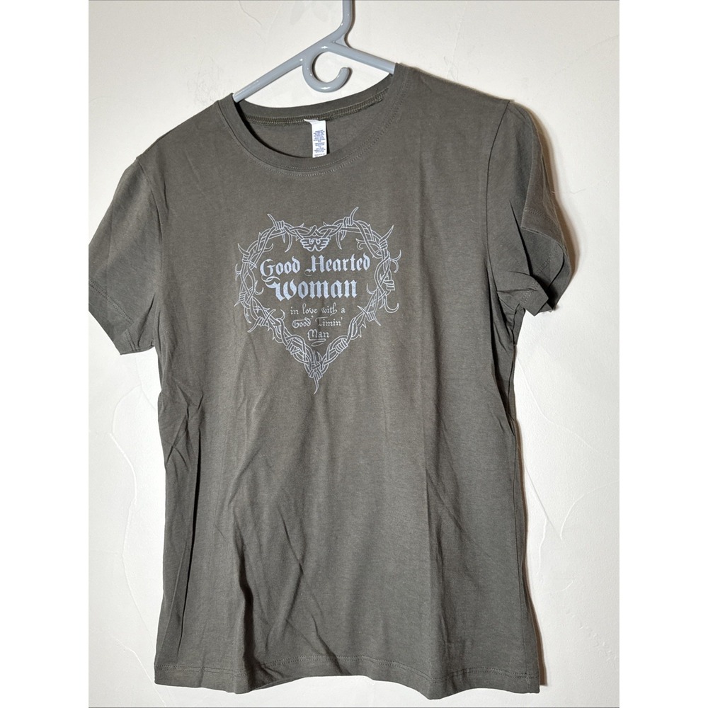 Bella‎  Shirt Women's Green Xl New Good Hearted Woman Love With Good Timing Man